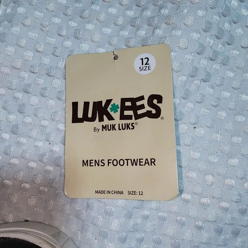 LUK*EES BY MUK LUK MENS SZ 12 CRUISE VOYAGE SLIPON BOAT SHOES